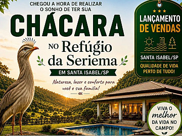 CHEGOU A HORA DE REALIZAR O SONHO DA CH�CARA PR�PRIA!